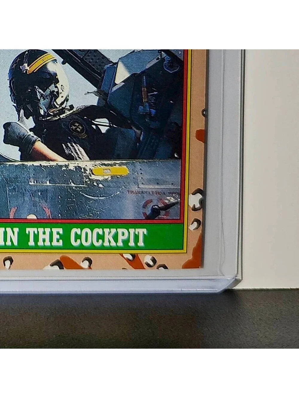 Ready in the Cockpit 1991 Topps Desert Storm #75 Card